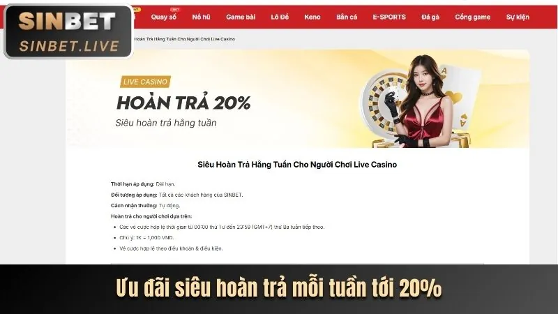 Sự kiện đặc biệt theo mùa với giải thưởng lớn